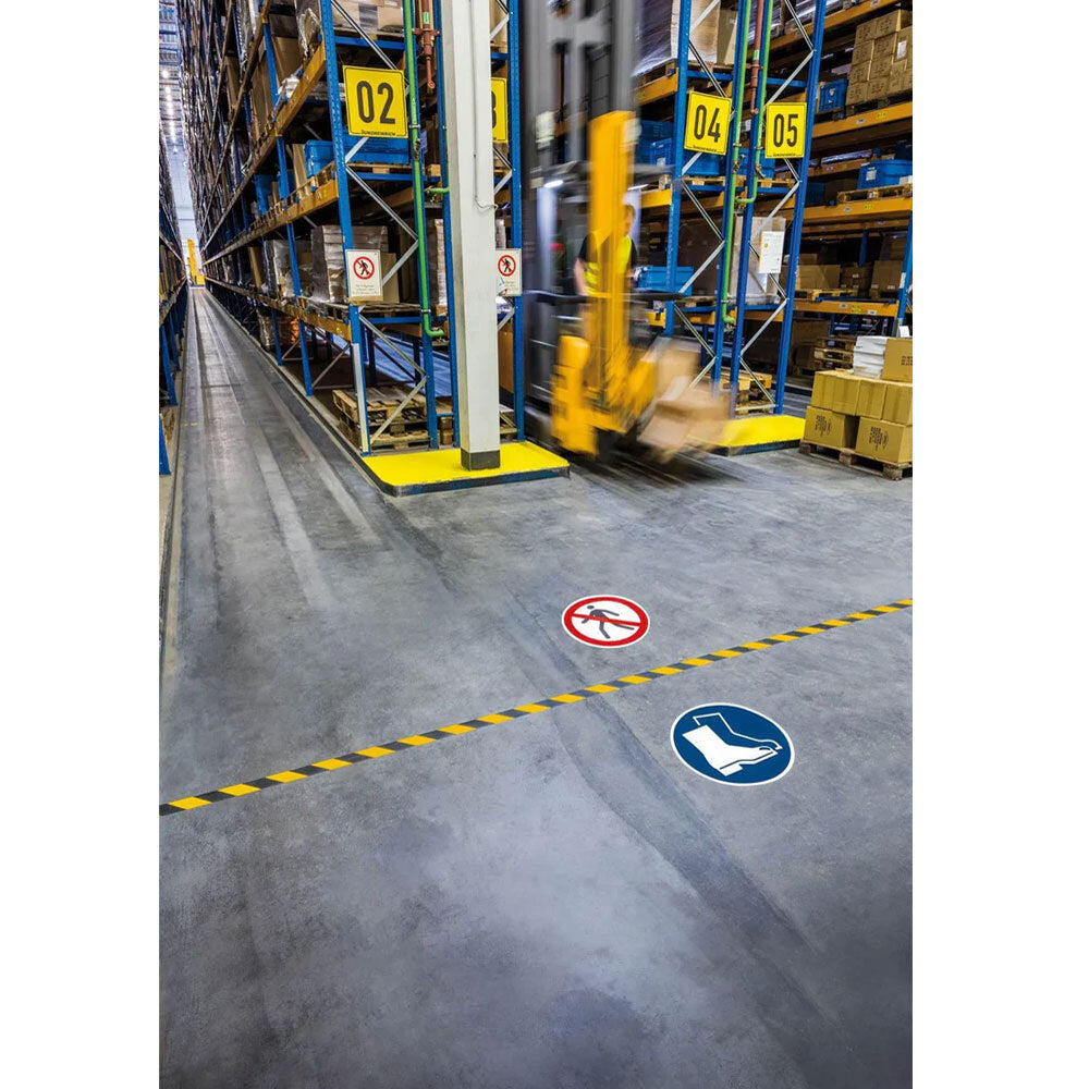 173306-durable-43cm-marking-sign-use-foot-protection-blue