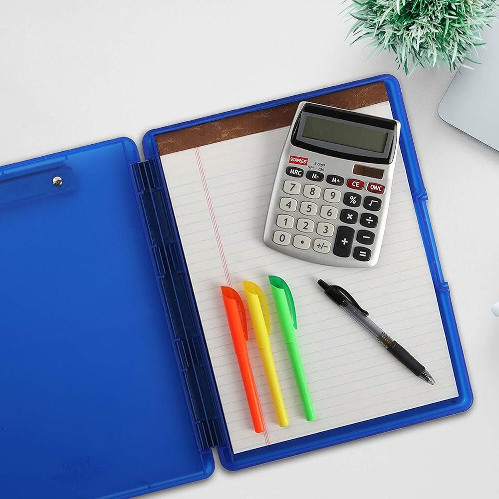 3517-j2728-dexas-slimcase-2-side-open-a4-clipboard-document-holder-royal-blue