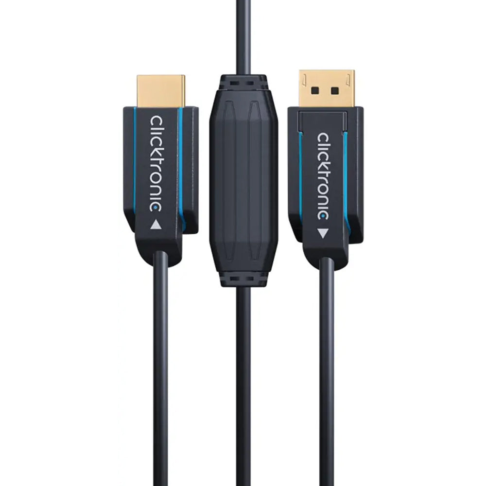 44927-clicktronic-10m-male-active-displayport-to-hdmi-cable-black