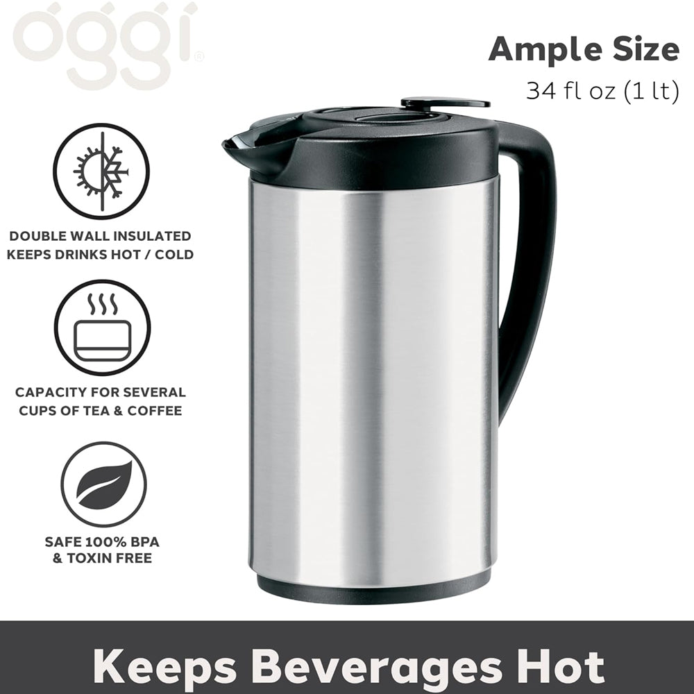 47100-oggi-oval-thermal-vacuum-insulated-carafe-stainless-steel