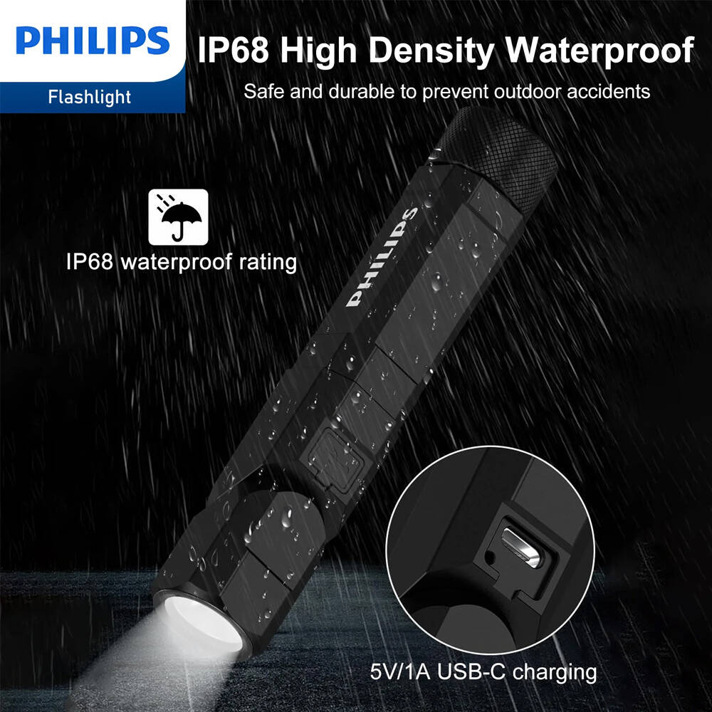 4895229148291-philips-sfl5806bl-rechargable-1000lm-2200mah-flashlight-black