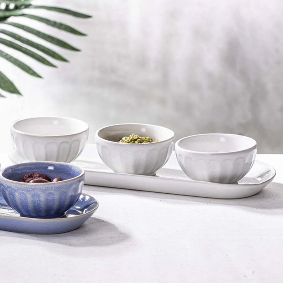 60651-4pc-ladelle-marguerite-stoneware-serving-bowl-tray-set-white