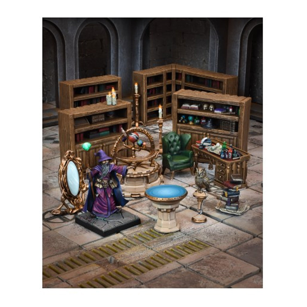 60686-20pc-mantic-games-terraincrate-wizards-study-miniature-set