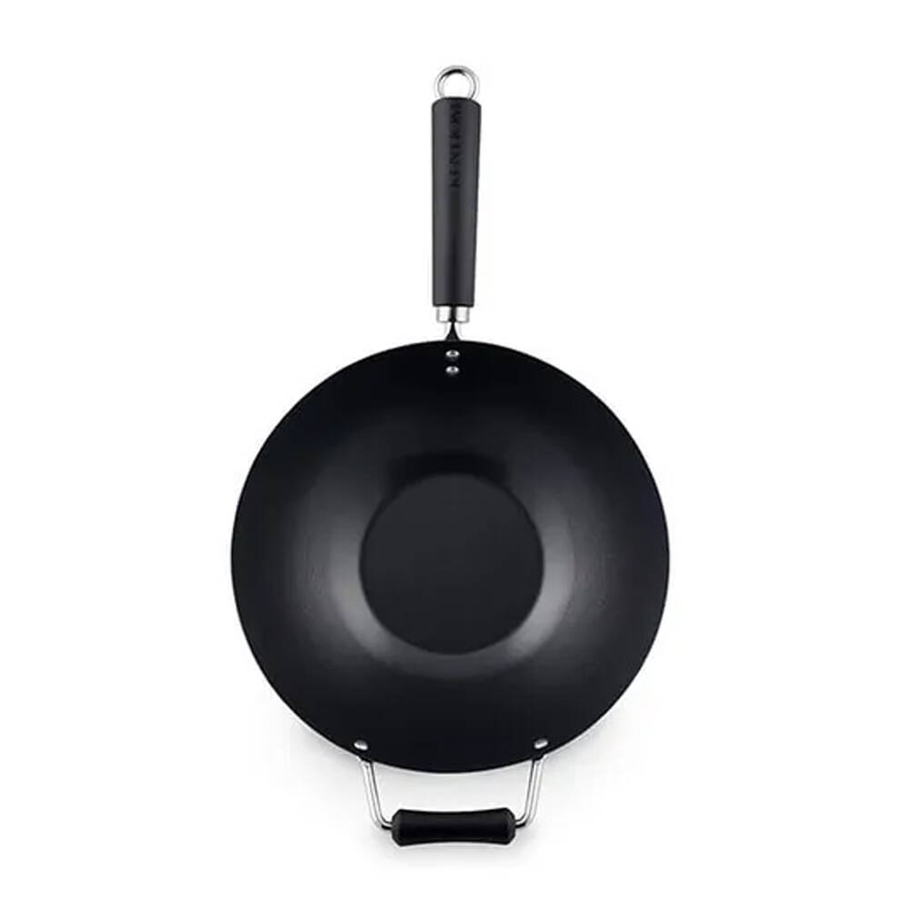 71004-ken-hom-large-wok-professional-carbon-steel-kitchen-pan-31cm-black