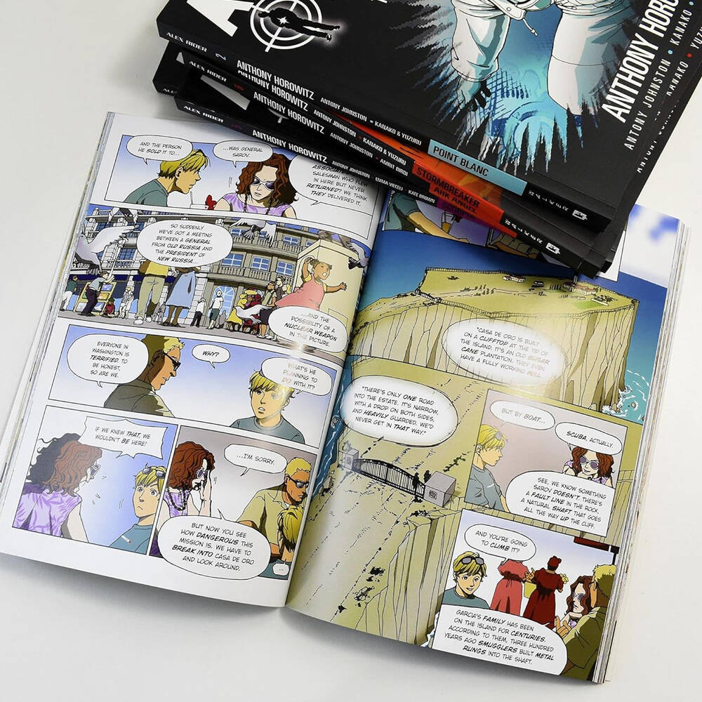 6pc Walker Alex Rider The Graphic Novel Collection Kids Story Book Set 8y+