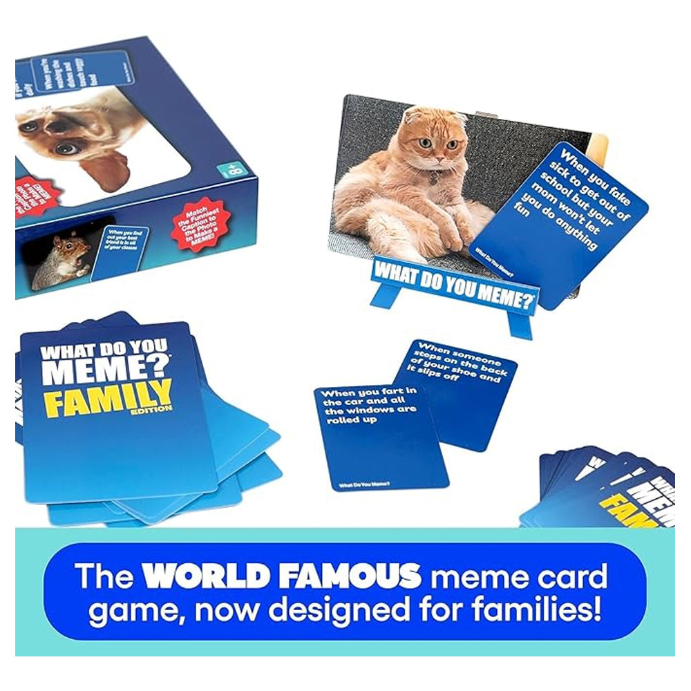 What Do You Meme? Family Aussie Edition Party Card Game Kids 8y+