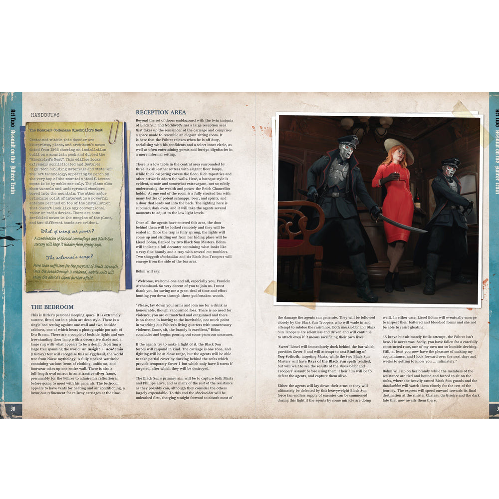 Modiphius Entertainment Achtung Cthulhu RPG Assault on the Fuhrer Train