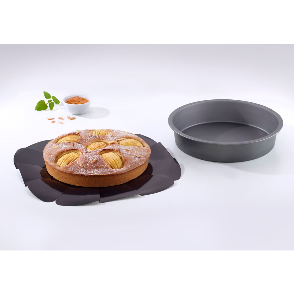 1-ccc-457-nostik-reusable-non-stick-20cm-round-cake-tin-liner-black