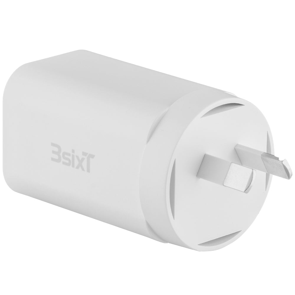 3s-2624-3sixt-wall-charger-adapter-gan-45w-usb-c-pd-usb-a-white