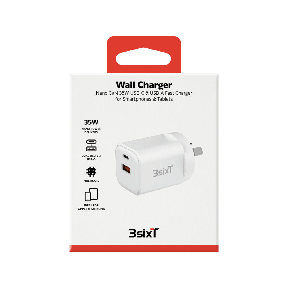 3s-2743-3sixt-wall-charger-gan-35w-usb-c-pd-qc27w-usb-a-white