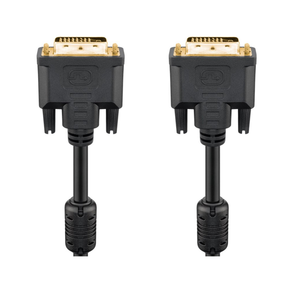 Goobay DVI-D Full HD Male Cable Dual Link Gold-Plated For PC/Projector 15m