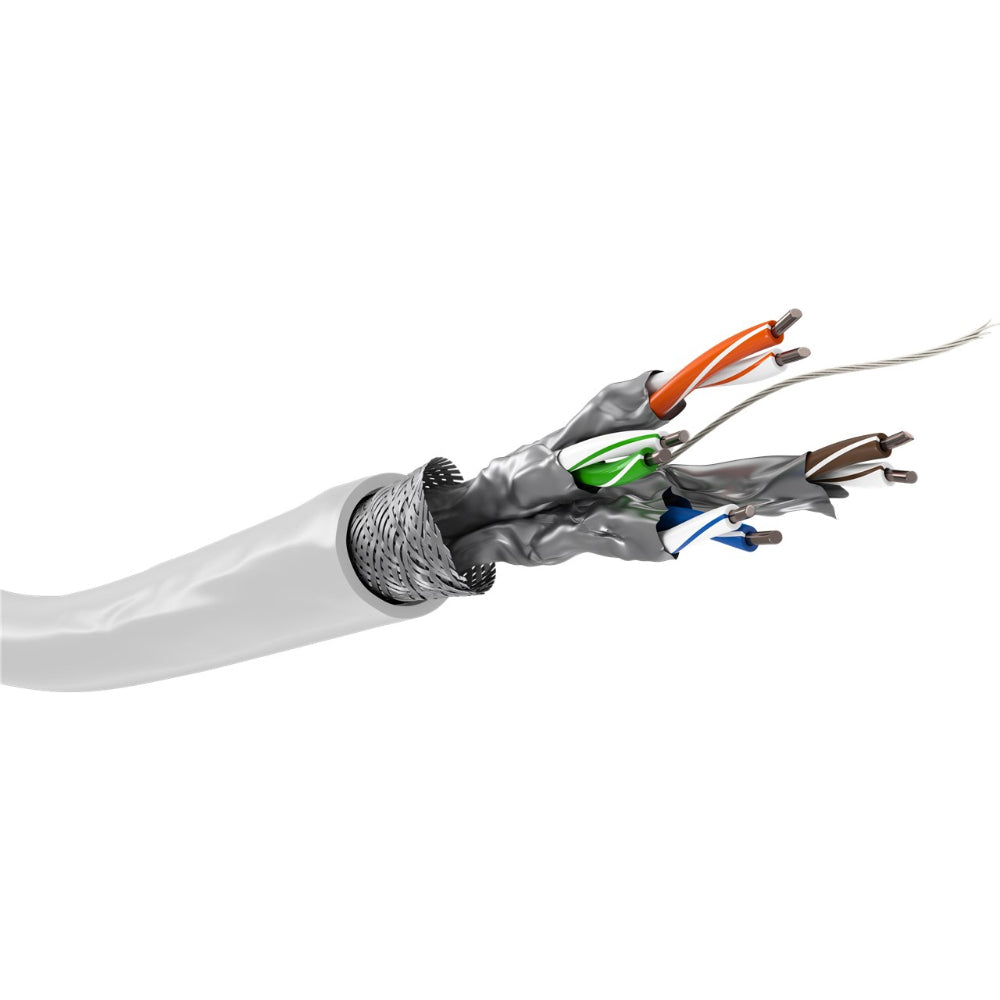 Goobay CAT 6 Network Cable S/FTP PiMF LAN/Ethernet Cord 305m - White