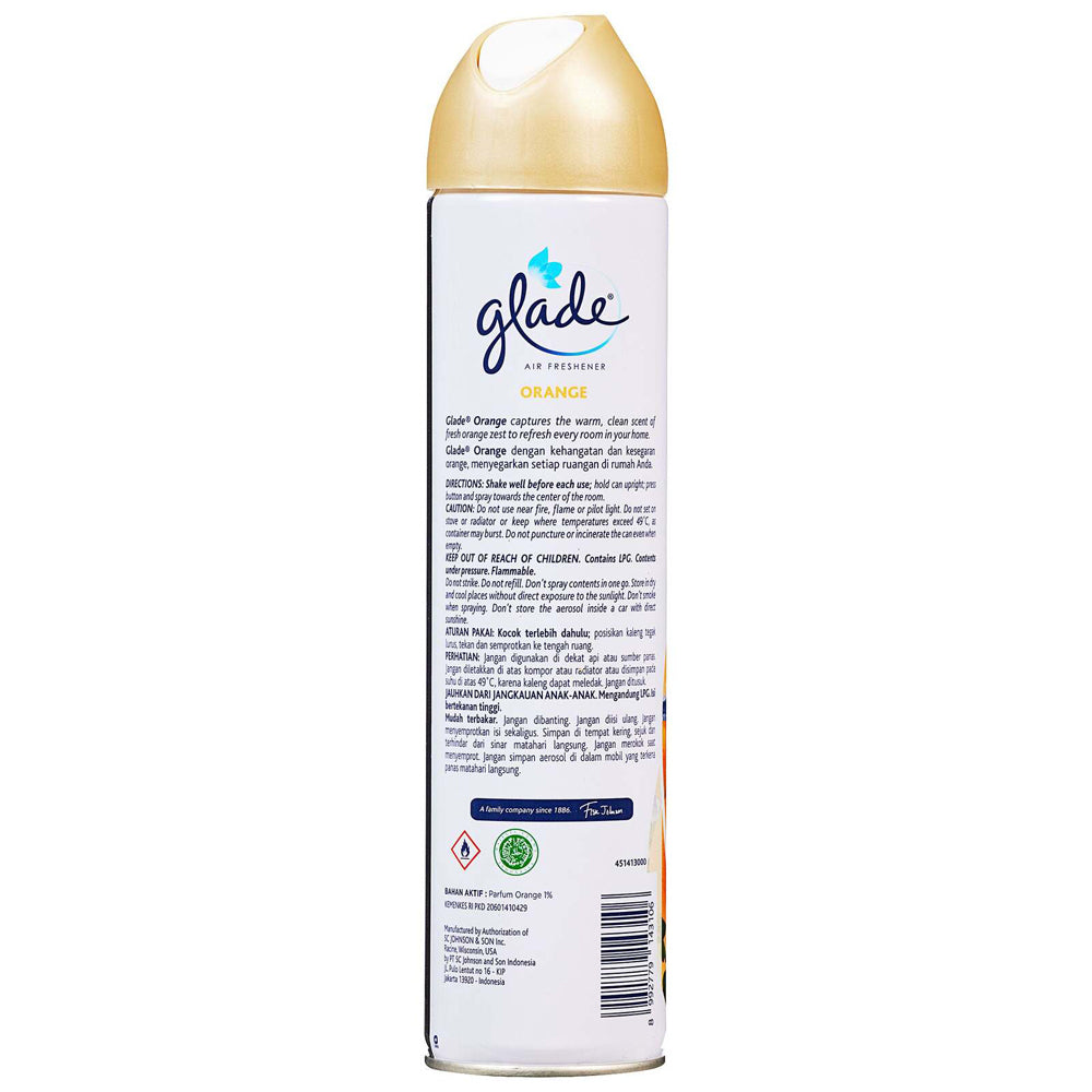 Glade Air Freshener Exotic Orange Home/Room Fragrance Spray 225ml