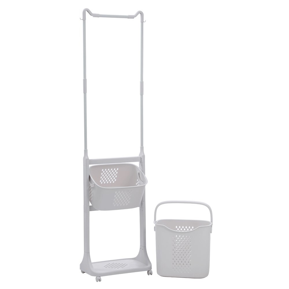 43643-boxsweden-hudson-multi-tier-storage-174cm-w-hanging-rack-wheels-white