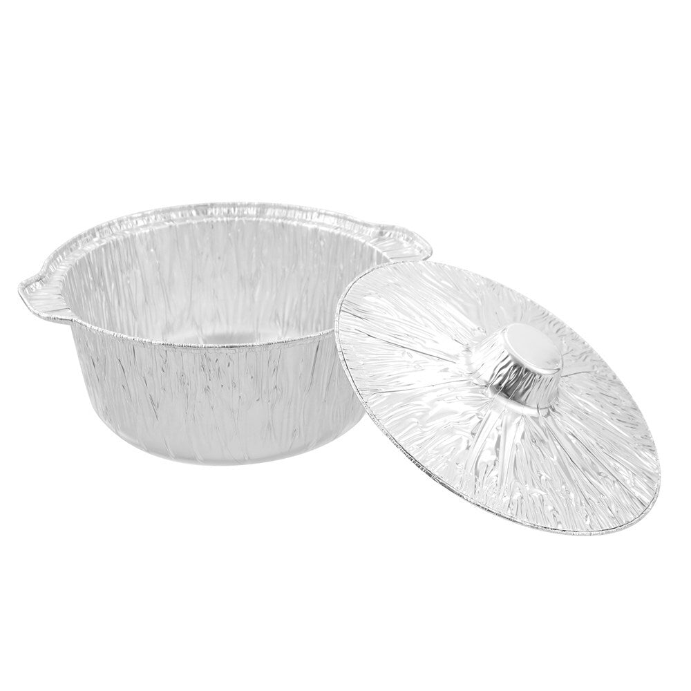 35372-2pc-lemon-lime-3-8l-29cm-foil-bbq-pot-w-lid-silver