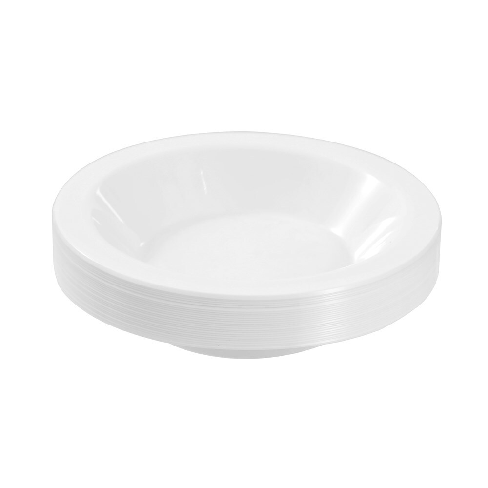 43803-25pc-lemon-lime-reusable-plastic-bowl-round-18cm-white