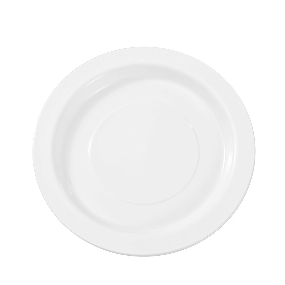 43766-25pc-lemon-lime-reusable-plastic-side-plate-round-18cm-white