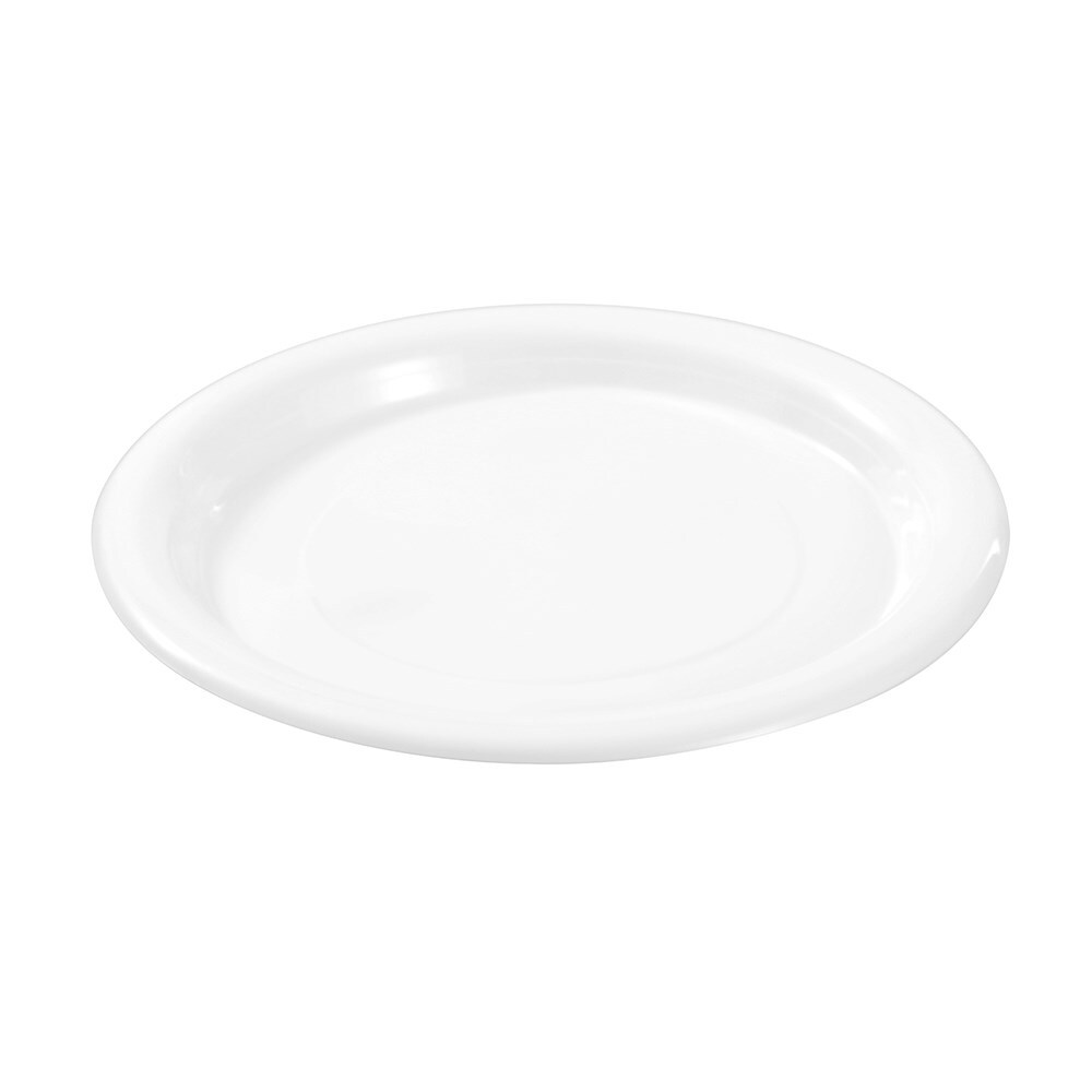 43780-20pc-lemon-lime-reusable-plastic-serving-plate-large-25-5cm-white