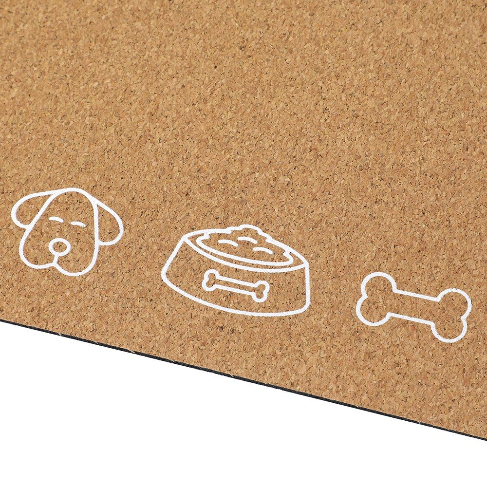 42028-pawsnclaws-55x33cm-cork-feeding-floor-mat-bone-brown