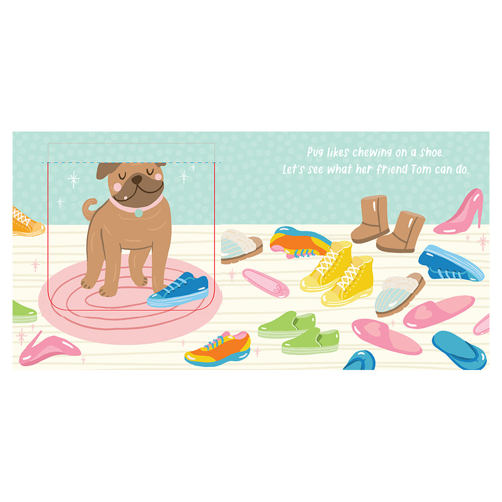 Cute Dogs Kids Bedtime Story Board Book 0-3y