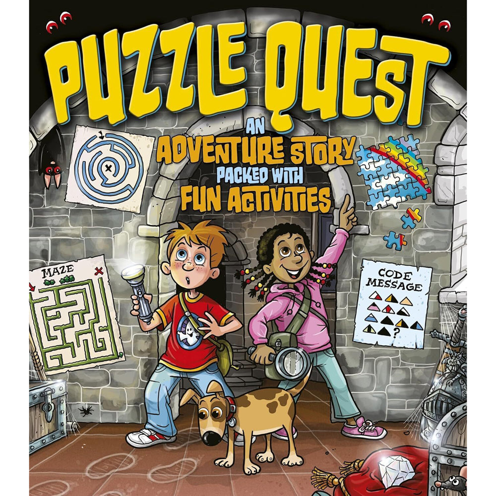 Puzzle Quest An Adventure Story Packed w/ Fun Activities 7y+