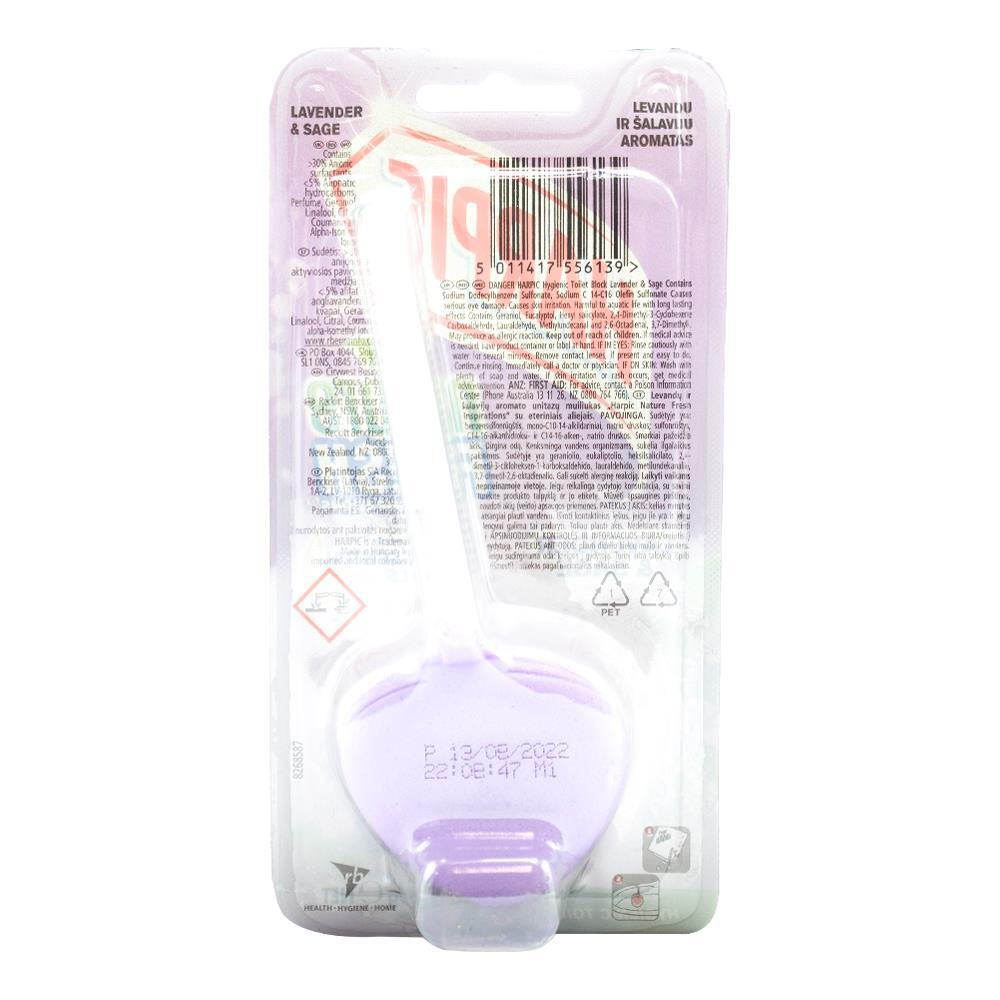 8108120-harpic-nature-fresh-toilet-block-bathroom-bowl-cleaner-40g-lavender-sage