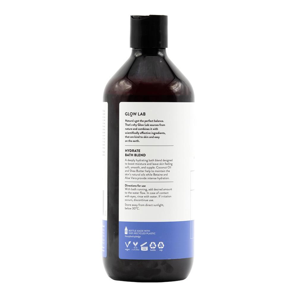 1163261-glow-lab-600ml-hydrate-bath-blend-skin-moisturiser-oil-aloe-vera-coconut