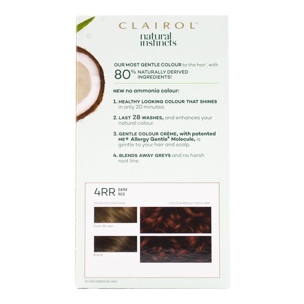 Clairol Natural Instincts Hair Colour - 4RV Dark Red