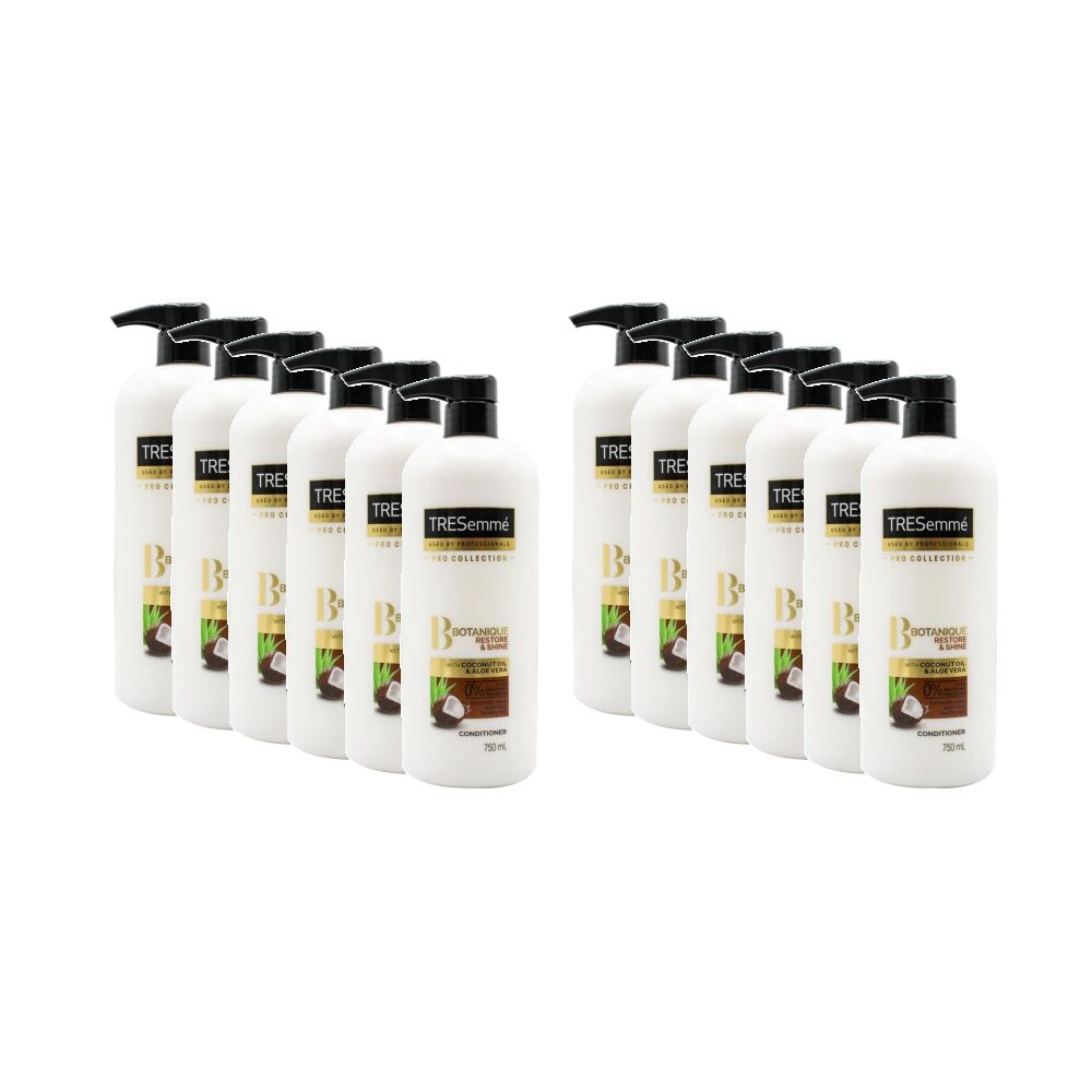 TRESemme Hair Conditioner Botanique Restore & Shine w/Coconut Oil 750mL (12 Pack)