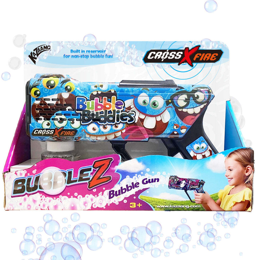 Kazaang CrossXFire BubbleZ Gun Kids Toy - Bubble Buddies 3y+