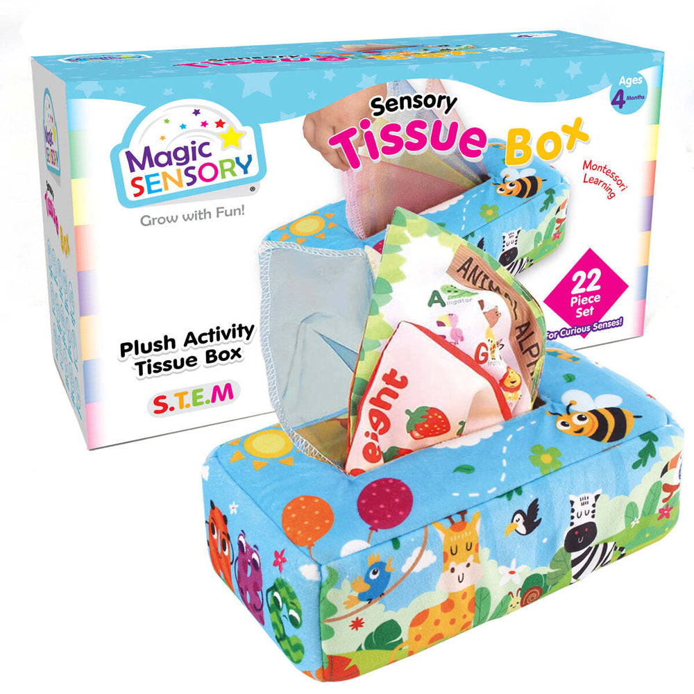 Magic Sensory Tissue Box Kids/Toddler Educational Toy18m+