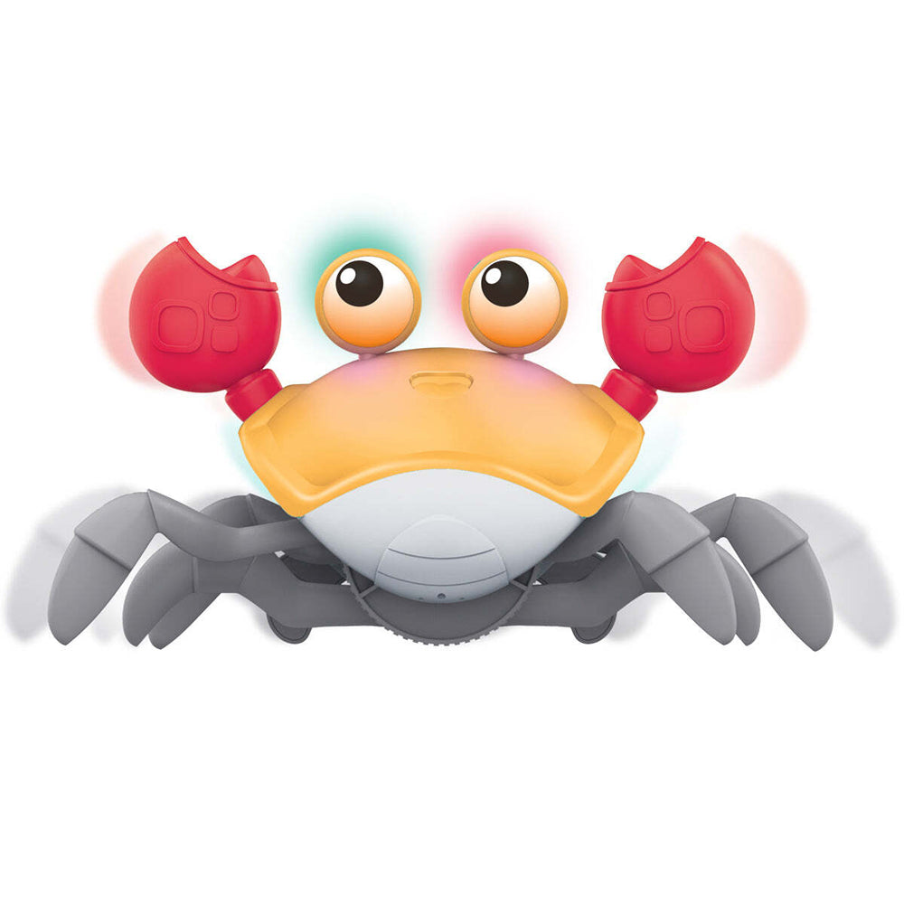 Magic Sensory Interactive Crab Crawler Baby/Infant Toy - Orange 18m+