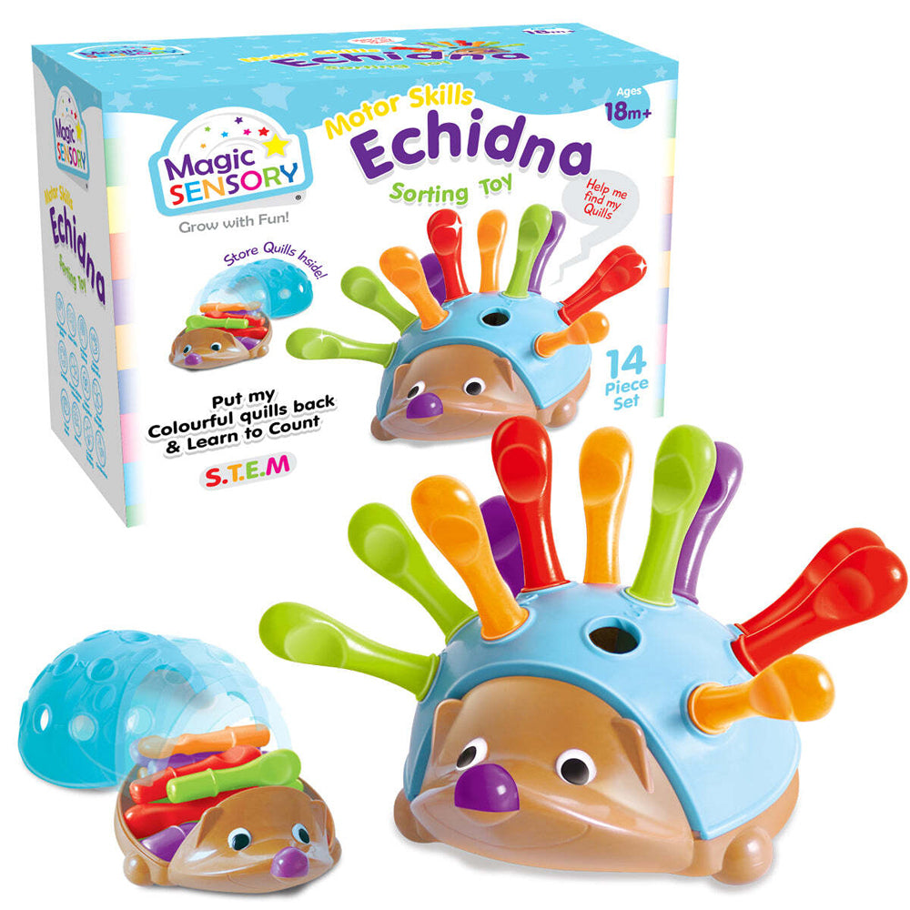Magic Sensory Fine Motor Skills Kids Sorting Toy - Echidna 18m+