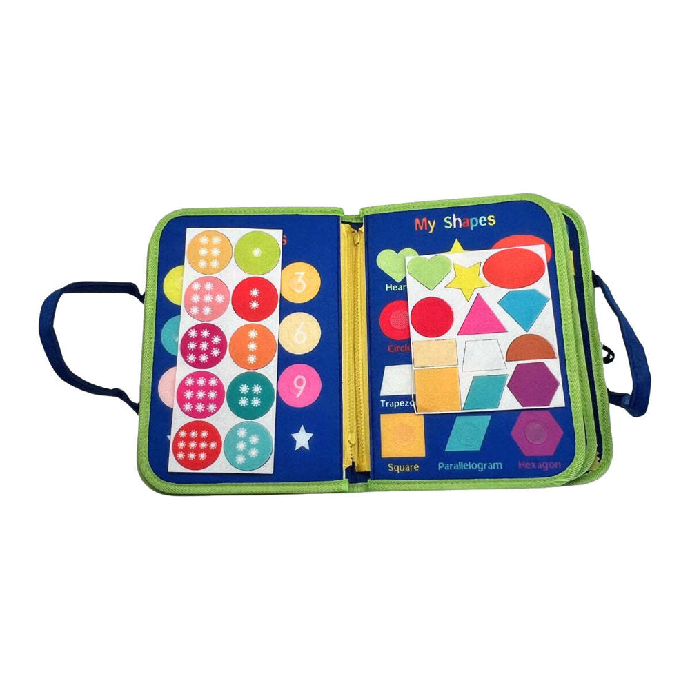 Magic Sensory Busy Board Kids/Toddler Activity Toy - Blue 18m+