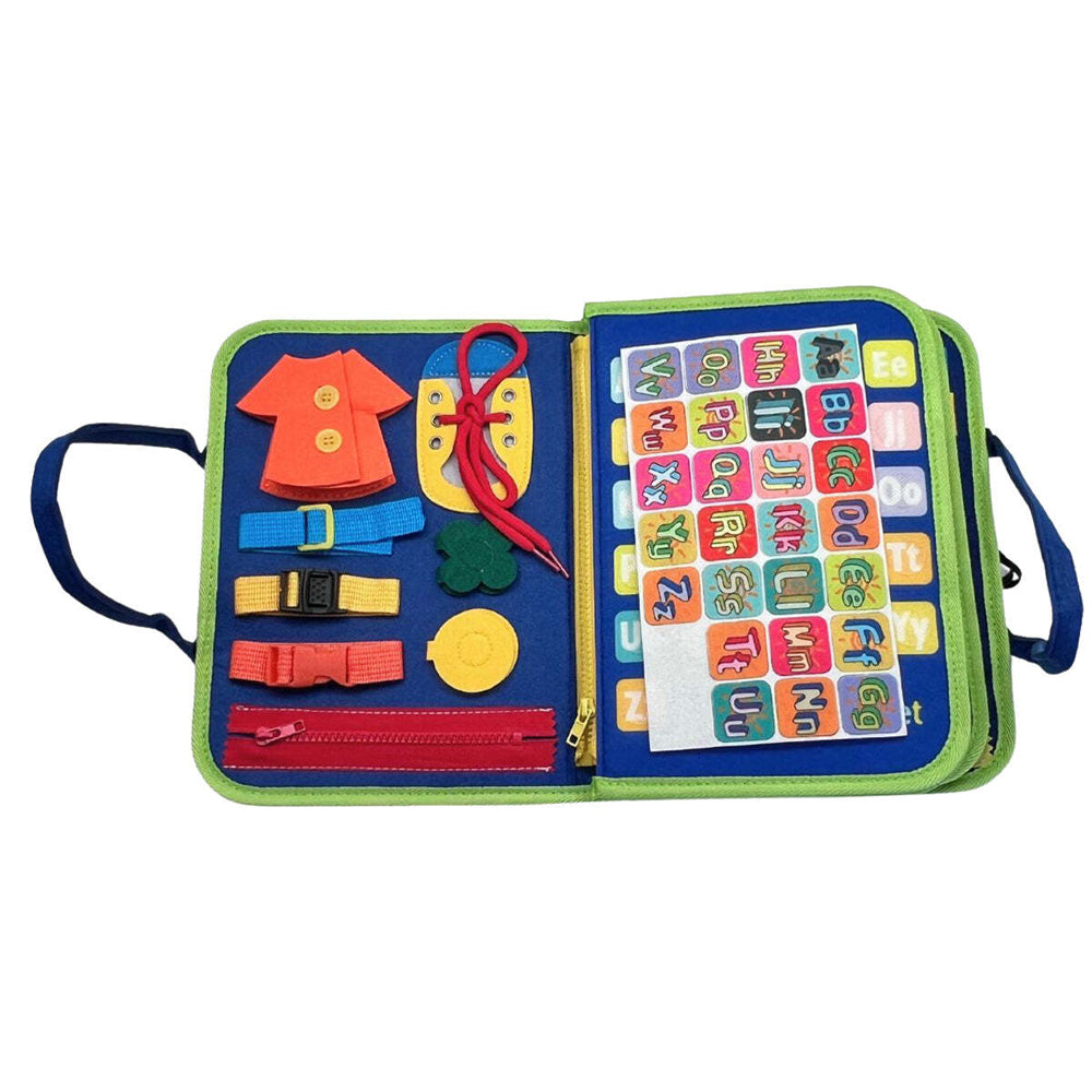 Magic Sensory Busy Board Kids/Toddler Activity Toy - Blue 18m+
