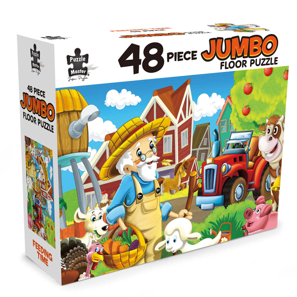 48pc Puzzle Master Jumbo Floor Kids Puzzle - Feeding Time 3y+