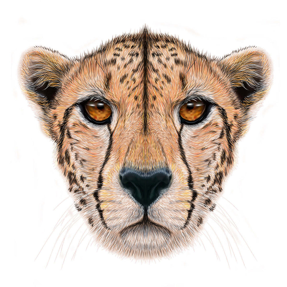 128pc Puzzle Master Kids Wooden Jigsaw Puzzle Series 5 - Cheetah 12y+