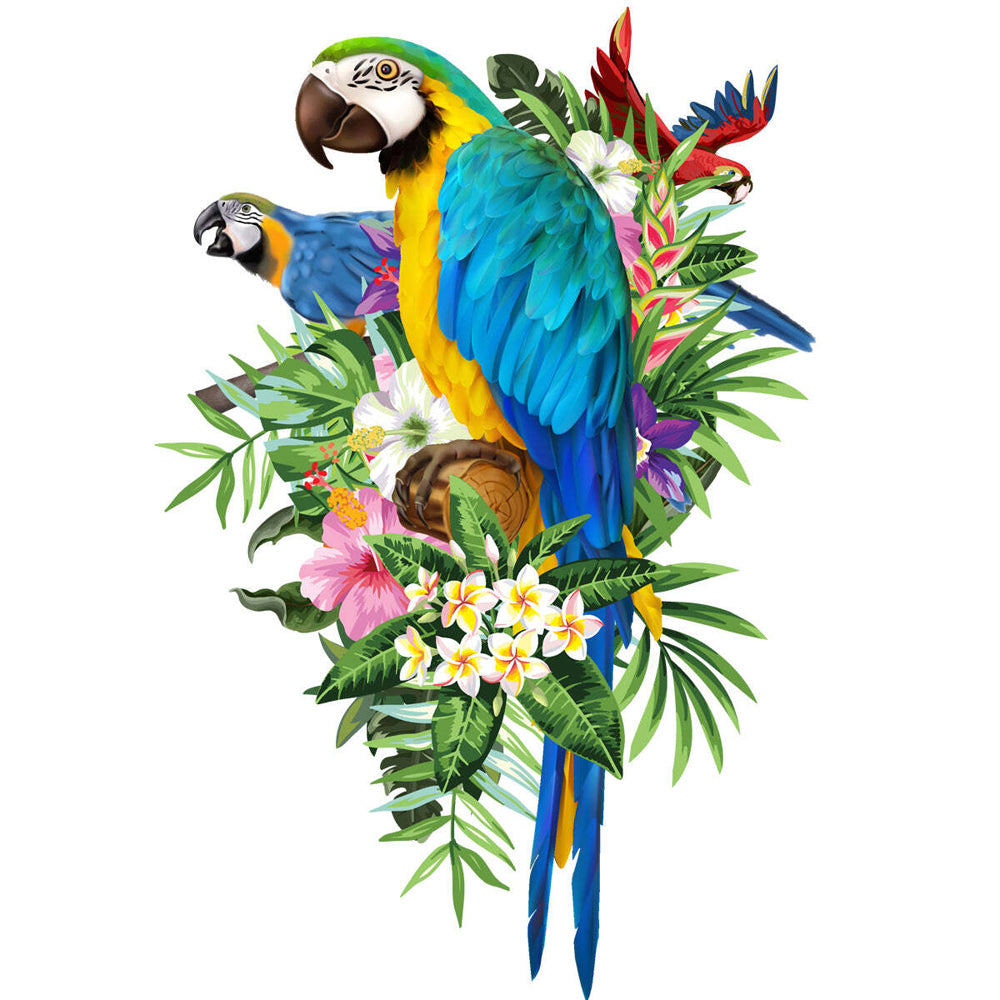 128pc Puzzle Master Kids Wooden Jigsaw Puzzle Series 5 - Macaw 12y+