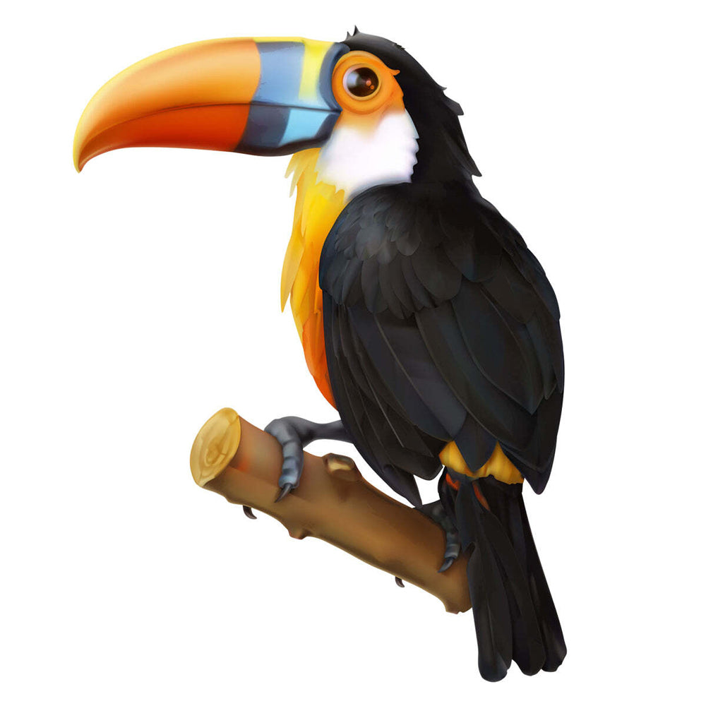 135pc Puzzle Master Kids Wooden Jigsaw Puzzle Series 5 - Toucan 12y+
