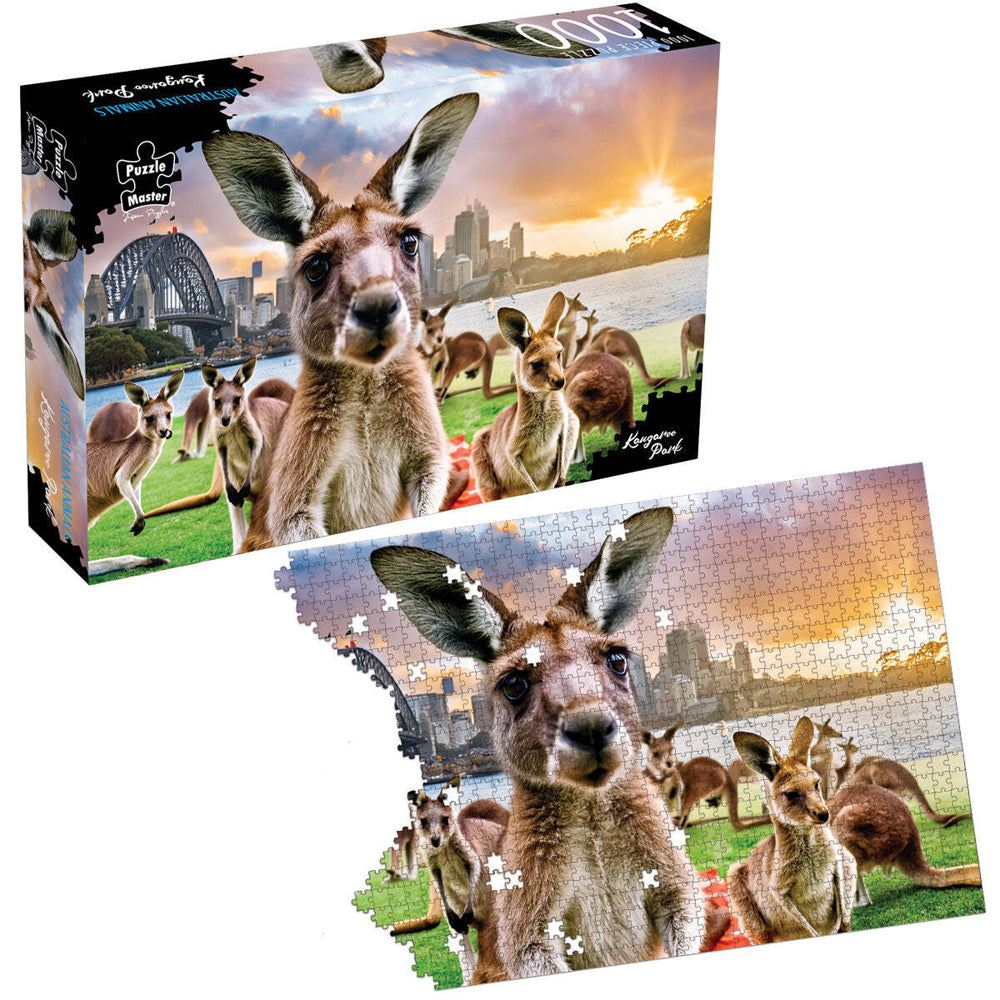 1000pc Puzzle Master Kangaroo Park Kids Puzzle 70x50cm