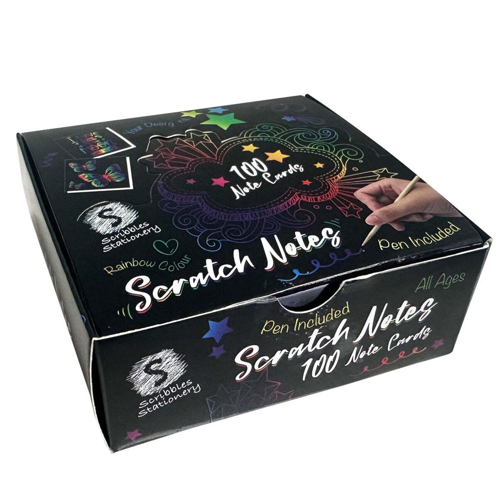 Scribbles Stationery Kids/Children Rainbow Scratch Notes 5y+