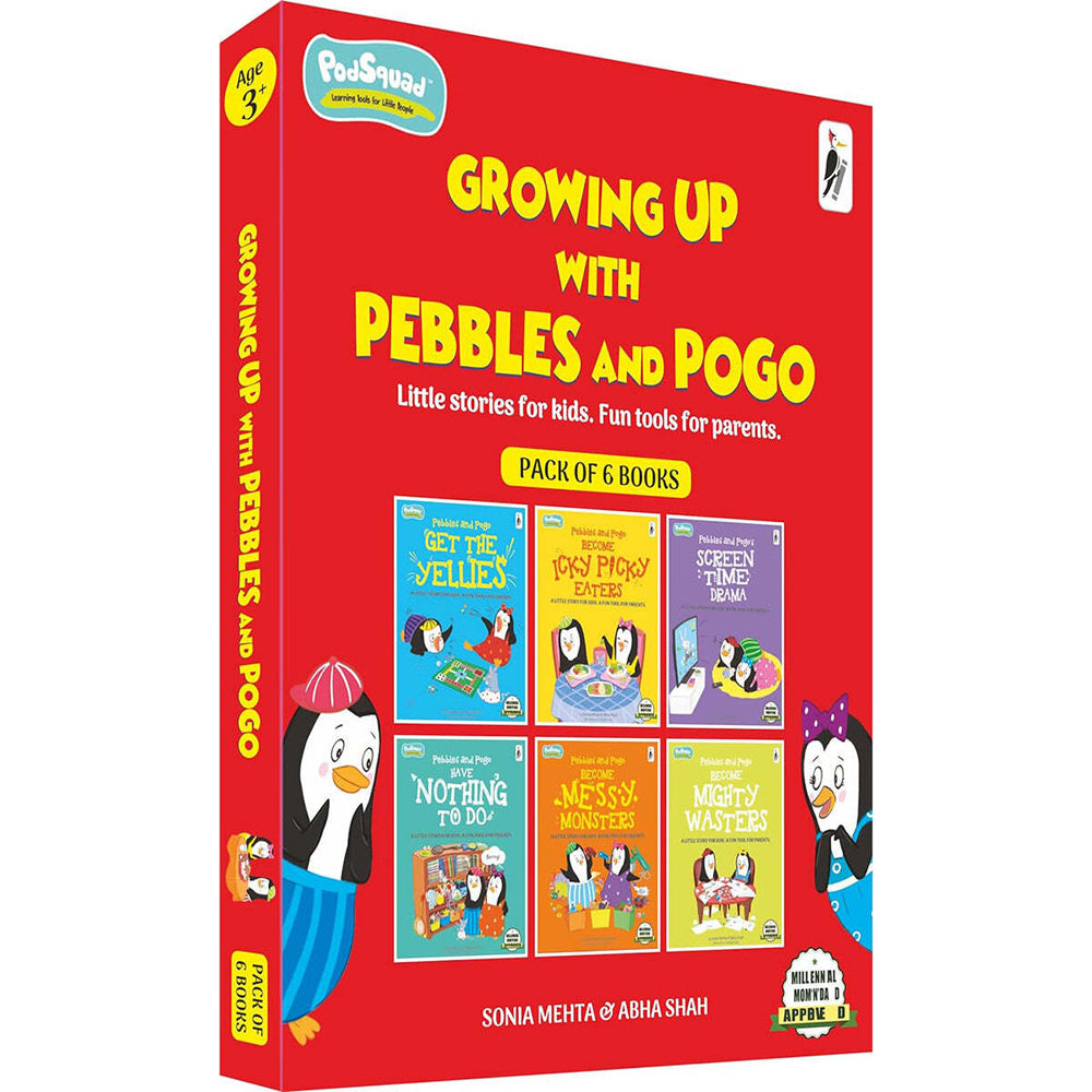 Woodpecker Growing Up w/ Pebbles & Pogo 6-Book Set Paperback 5y+