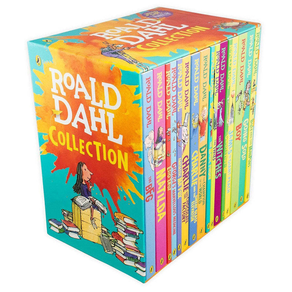 Promotional Roald Dahl Complete 16 Book Collection Kids Paperback Book 8y+