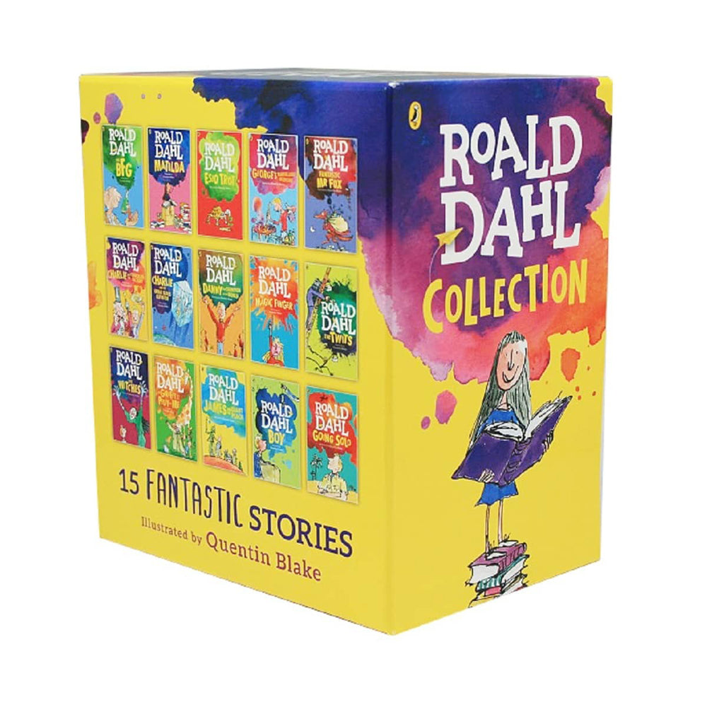 Promotional Roald Dahl Collection 15 Book Slipcase Kids Paperback Book 8y+