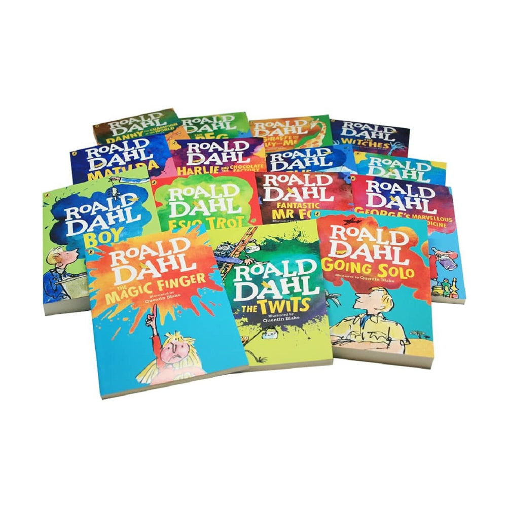 Promotional Roald Dahl Collection 15 Book Slipcase Kids Paperback Book 8y+