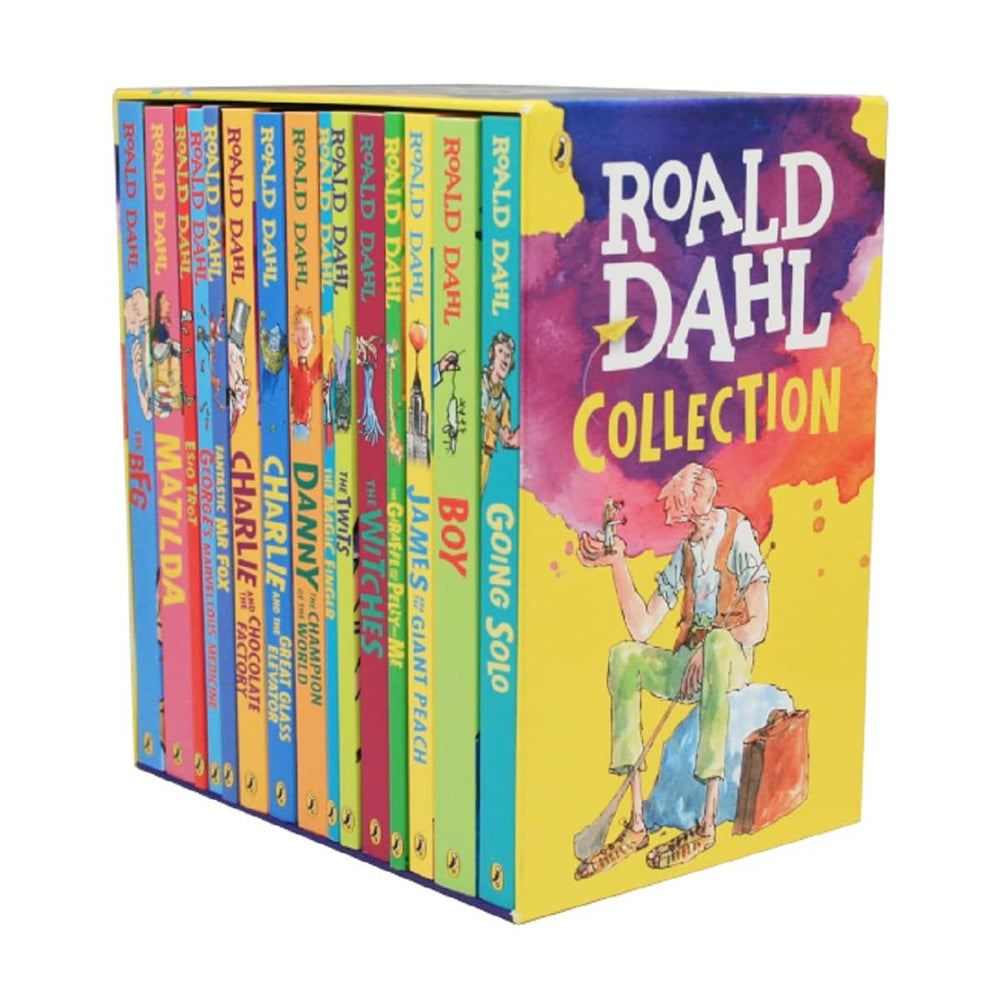 Promotional Roald Dahl Collection 15 Book Slipcase Kids Paperback Book 8y+
