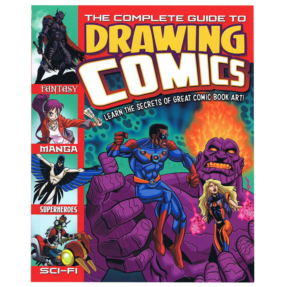 Promotional Complete Guide Drawing Comics Kids Paperback Book 8y+