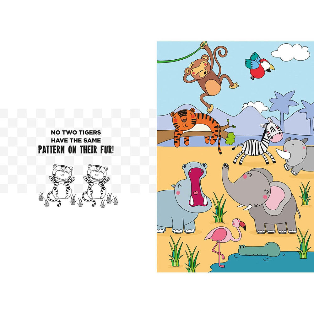 Laughing Lobster Little Artists Paint Magic Wild Animals Kids Book 5y+