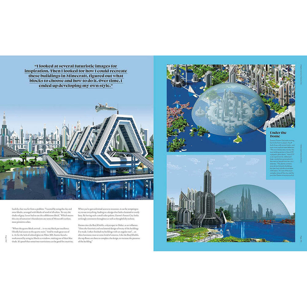 Harper Collins Minecraft Master Builds Kids Hardcover Book 8y+