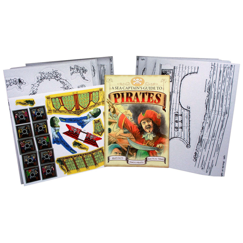 Imagine That Pirate Ship Press Out & Build Kids Craft Toys 8y+